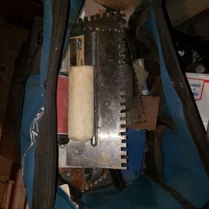 Bag full of wall preparations.